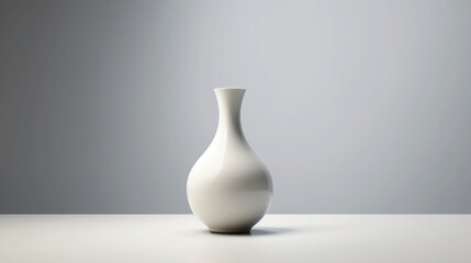white ceramic vase HD 8K wallpaper Stock Photographic Image
