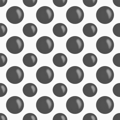 Seamless pattern of black cycle on white background.