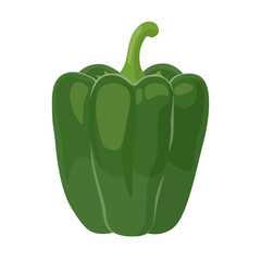 ピーマン_ベクターイラスト