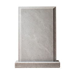 tombstone gravestone transparent isolated on white, generative ai