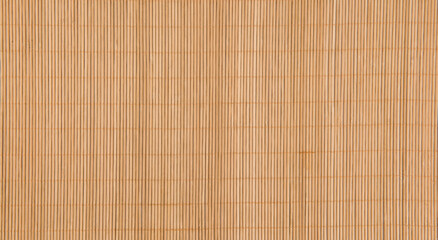 Texture of bamboo mat.Bamboo fine tablecloth background.