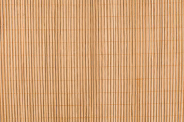 Texture of bamboo mat.Bamboo fine tablecloth background.
