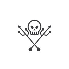 illustration of hacker, hacker icon, vector art.