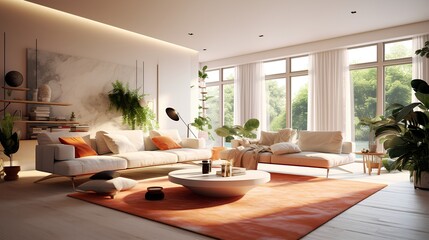 Fototapeta premium modern living room