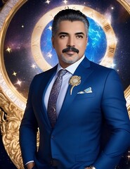 Este empresario enigmático ilumina el mundo empresarial con su presencia estelar. Su personalidad está moldeada por las cualidades de cada signo del zodiaco.