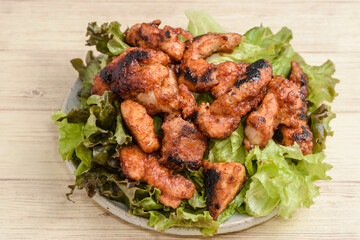 定番料理　鶏肉の照り焼き
