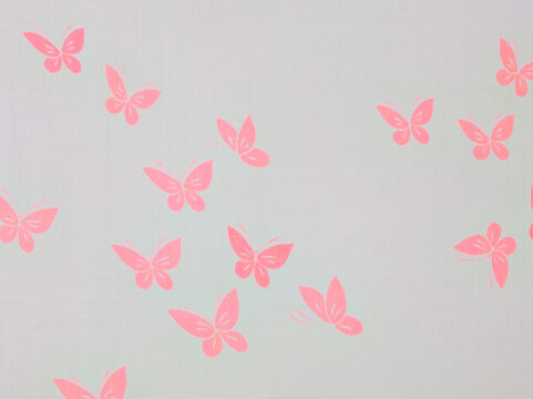 和柄　着物　模様　蝶々