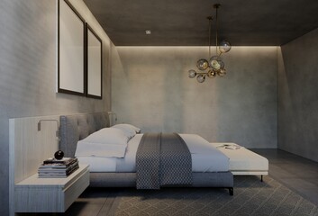 Modern Contemporary Bedroom and Natural Tones