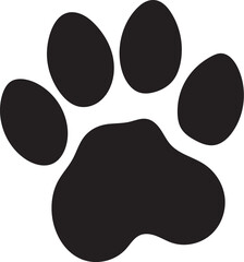 Dog Paw Print Animal Shape Outline Icon