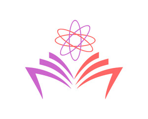 Book with satellite on top