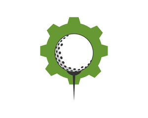 Gear with golf ball inside