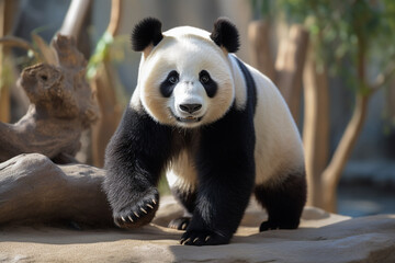 Obraz premium panda zoo animals