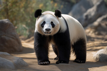 Obraz premium panda zoo animals