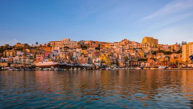 Sciacca, Sicily, Italy from the Port