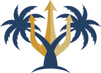 Spear with twin palm tree © Jefry Maviskho