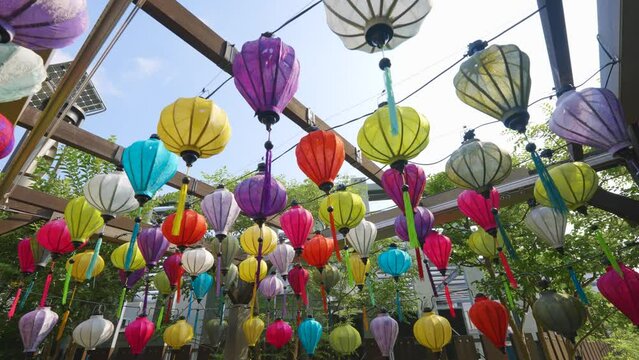 横浜ベイクォーターのランタンナイトの風景動画