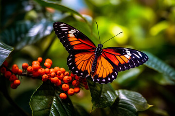 Fototapeta na wymiar beautiful butterfly animal