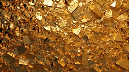 Gold shiny wall background texture