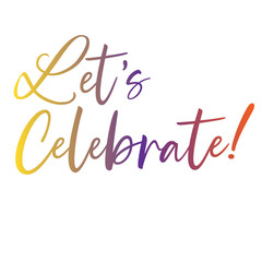 Let's celebrate word art