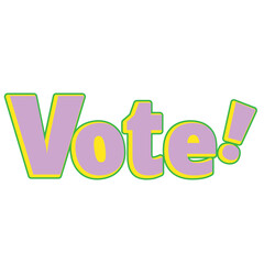 , vote, word art, campaign, typography, text, vote word, vote calligraphy, vote lettering design