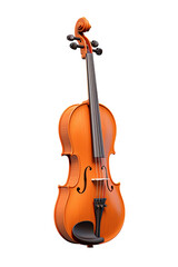 Fototapeta premium violin isolated on a transparent background, generative ai