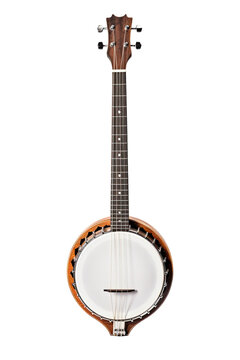 banjo isolated on a transparent background, generative ai