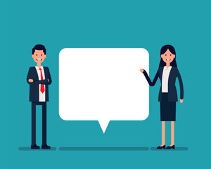 Job project presentation. Vector illustration business planning concept