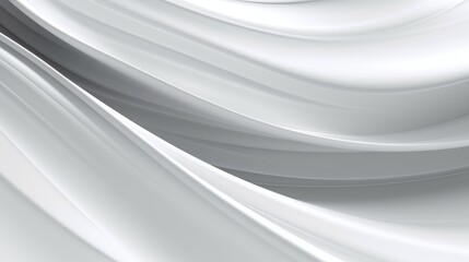 Abstract wave on white background generated ai
