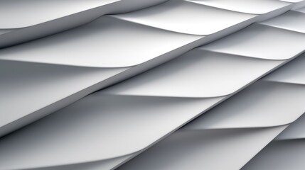 Abstract wave on white background generated ai