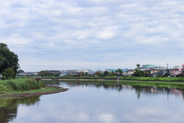 古利根川（埼玉県越谷市・松伏町）