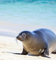 Caribbean Monk Seal