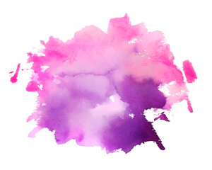 grungy style purple and pink watercolor abstract background