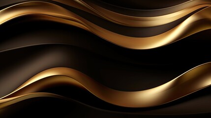 Gold and black metal electronic high tech background generated ai