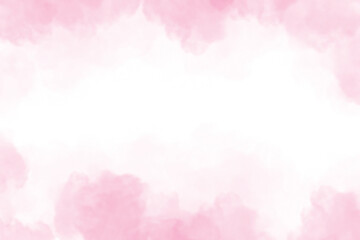 Pink Cloudy watercolor backgrounds splash, use for a wedding, valentines and Mother’s Day card, poster backdrop, and other illustrations work