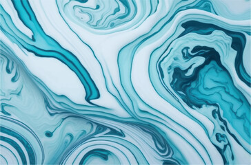 Abstract aquamarine marble wave texture in vector illustration. Abstract aquamarine surf