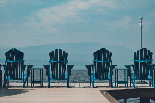 chairs on the pier