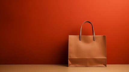 Your Next Purchase Awaits, Shopping Bag with Plenty of Copy Space, the Perfect Symbol for Consumerism, generative ai.