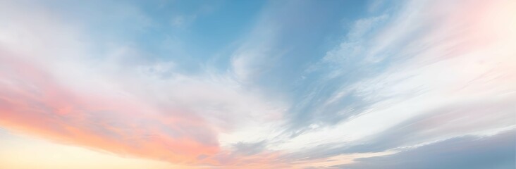 ドラマチックな夕焼けでカラフルな空と雲 - obrazy, fototapety, plakaty