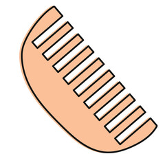 baby comb brush icon set hand drawn doodle vector illustration