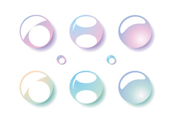 虹色水滴・シャボン玉セット