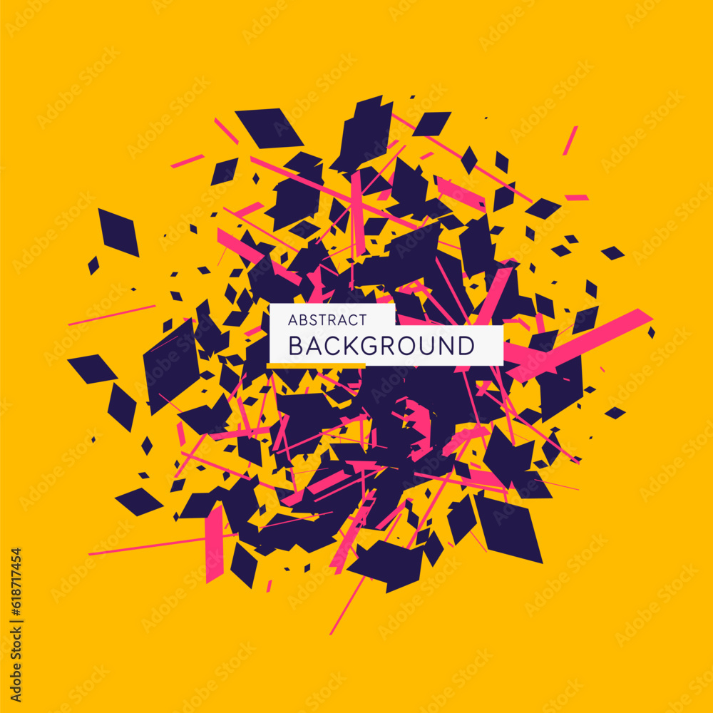 Aufkleber abstract background with simple elements. an image of geometric elements and shapes. vector illustra