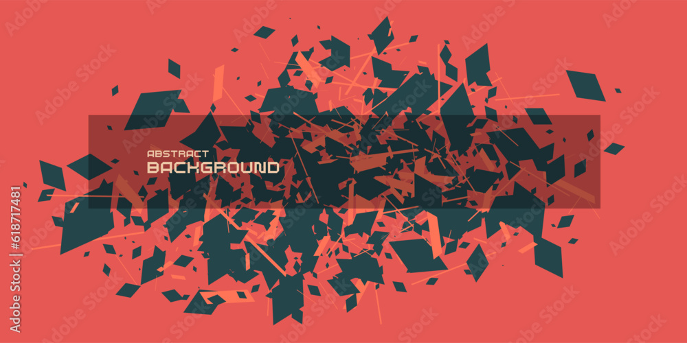 Poster abstract background with simple elements. an image of geometric elements and shapes. vector illustra