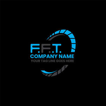 FFT letter logo creative design with vector graphic, FFT simple and modern logo. FFT luxurious alphabet design  