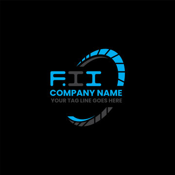 FII letter logo creative design with vector graphic, FII simple and modern logo. FII luxurious alphabet design  