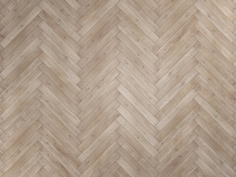 Wood herringbone flooring 3d render