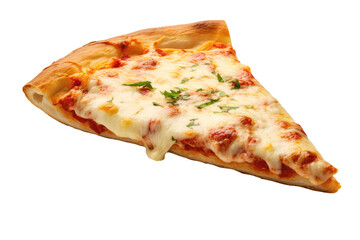 Calzone Pizza Slice On Isolated Transparent Background, Png. Generative AI