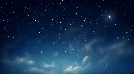 Wonderful blue night with bright milky way and galaxy, Beautiful many star at night and space,...
