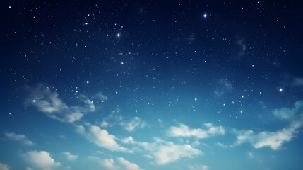 Wonderful blue night with bright milky way and galaxy, Beautiful many star at night and space,...