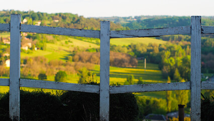 Paysage de la Dordogne, observé depuis le Pays de Belvès