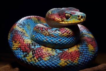 Fototapeta premium close up of a snake. 